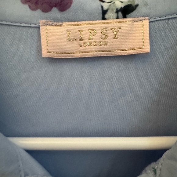 Lipsy Blue Floral Dress - Picture 2 of 9